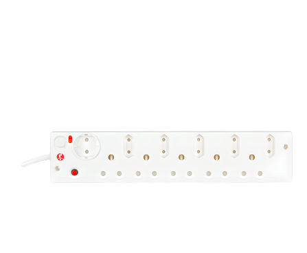 11‑PORT SURGE MULTIPLUG WITH INDIVIDUAL SWITCHES