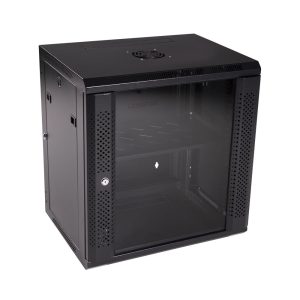 LINKQNET 12U WALL BOX – SINGLE SECTION – FLAT PACKED